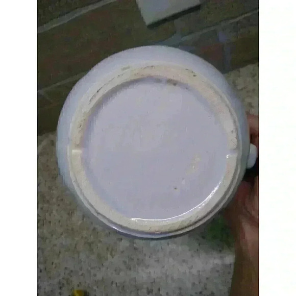 Vintage McCoy USA Ivory Small Pitcher 7528 PRETTY! - Picture 6 of 8